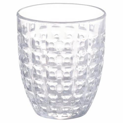 Miniatura 3 de Villa D Este Home Tivoli 1996 Geometrie Light - Juego De 6 Vasos De Agua 320 Ml, Cristal Transparente Decorado En Relieve