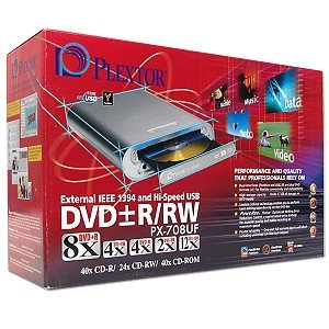 Amazon.com: Plextor PX-708UF externo 4X/2X/12X (PX-708UF/SW