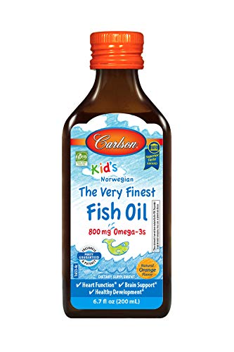 Carlson - Kid's The Very Finest Fish Oil, 800 mg Omega-3s, Norwegian, Sustainably