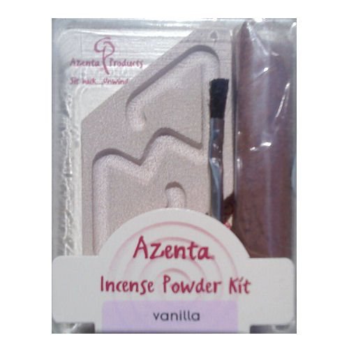 Incense Powder and Stone Incense Burner Starter Kit ~ 30 Minute Diamond Burner & Vanilla Incense Powder