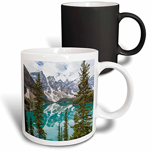 3dRose Moraine Lake and Valley of Ten Peaks, Banff National Park, Alberta 11oz Magic Transforming Mug