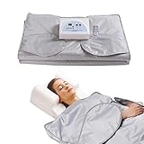 SurmountWay Sauna Blanket Detox Far Infrared, Professional Body Shaper Sauna Blanket Detox Therapy Machine(Upgrade Silver)