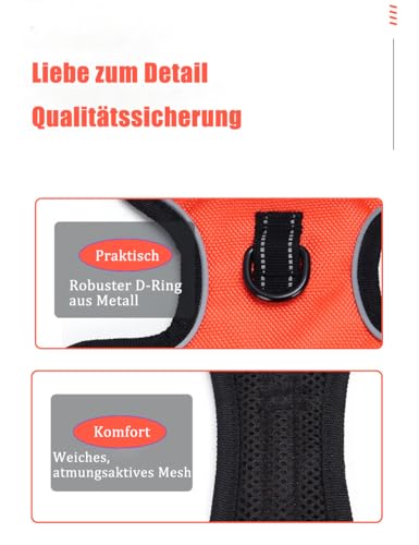 Yonsbox Personalisiertes Hundegeschirr mit Namen & Telefonnummer – Reflektierendes Brustgeschirr im Westen-Design aus Oxford-Gewebe, Bequem & Sicher für Hunde