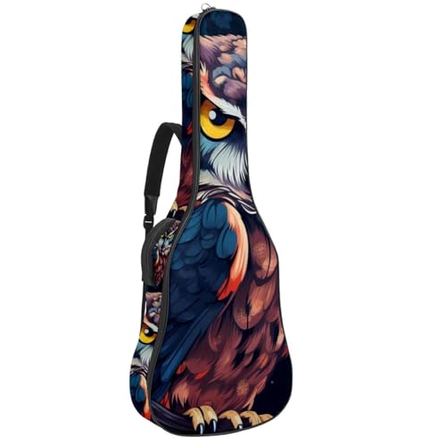JRHEJTFZ Housse pour guitare acoustique de 1,9 cm d’épaisseur – Imperméable – Durable et élégant – Motif chouette, Multicolore 4., 42.9×16.9×4.7 in, Motif imprimé tendance - Les Beatles, Paul McCartney, John Lennon, RIngo Starr, George Harrison JRHEJTFZ Housse pour guitare acoustique de 1,9 cm d'épaisseur - Imperméable - Durable et élégant - Motif chouette, Multicolore 4., 42.9x16.9x4.7 in, Motif imprimé tendance