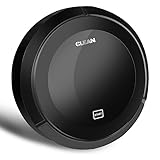 ZWOIVHE Flash Ventes Aspirateur Robot Intelligent Mini Robot Aspirateur - AspiClean pour Bureau À Domicile (Noir)