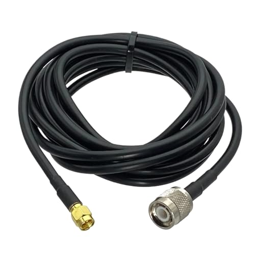 Câble d'extension coaxial RG58 SMA vers TNC de 3m avec conducteurs haute fidélité