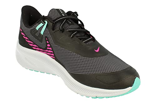 Nike Womens Quest 3 Shield Running Trainers CQ8893 Sneakers Shoes (UK 5.5 US 8 EU 39, Black fire Pink Obsidian Mist 010)4