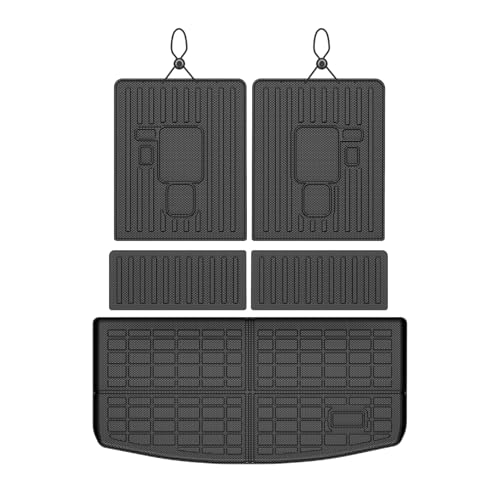 Cartist Cargo Mat Compatible with Jeep Grand Cherokee L 2021-2025 2026 Accessories Cargo Liner TPE All Weather Anti-Slip Odorless