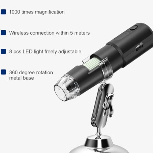 Microscope numérique USB à LED pour observation scientifique précise - 3