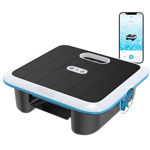(Upgrade 2026) Pleco SK02 Robot Nettoyeur Skimmer Solaire de Surface Piscine, Robot Piscine sans...