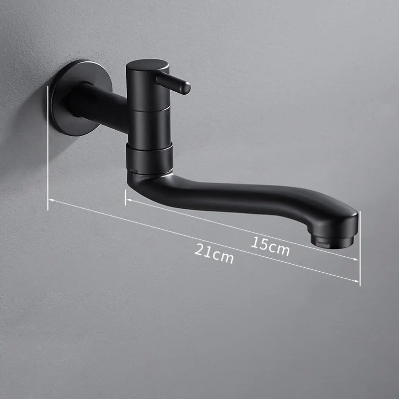 Robinet d'évier rotatif de 21cm à eau froide pour un lavage de vadrouille facile - 2