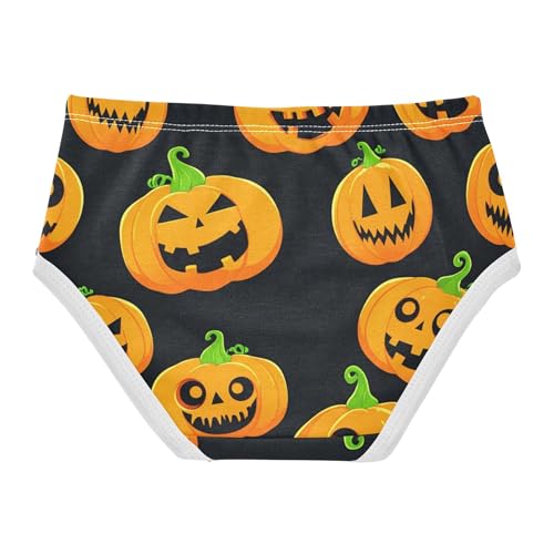 Halloween Pumpkins Cute Scary Panties Little Girl Toddler Girls Underwear Cotton Fun Briefs Kids Undies 2t2