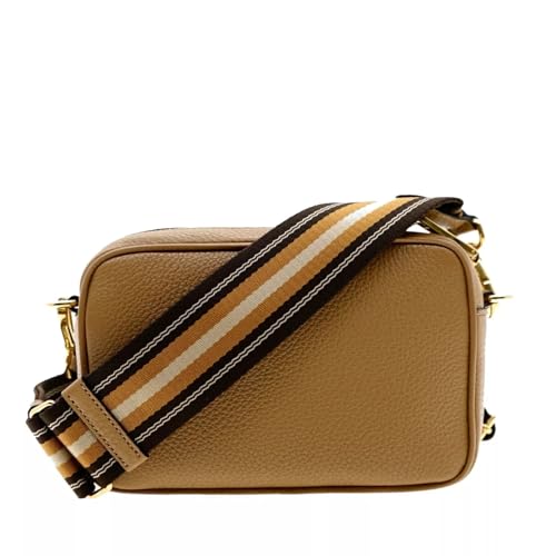 Prada Milano Leather Crossbody Bag, Small, Caramel, 7W x 5H x 2.5D inches3