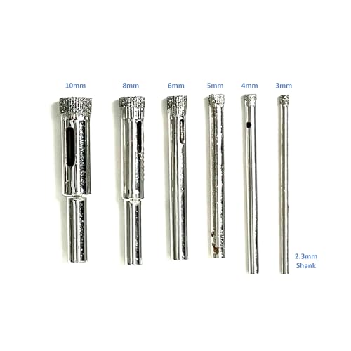Set de 10 Fresas de Diamante para Taladro 3mm - 18mm miniatura 3