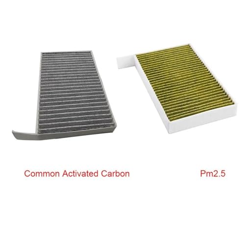 Filtro de aire de cabina con carbón activado para modelos 3 de 2017 a 2019, pack de 2 unidades 5