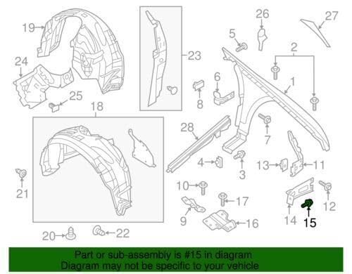 Ford Oem A/C Refrigerant Line Stud W701890s439 Image 10