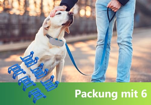 Bouge Gummiklemme Kompatibel mit Trac-ti GPS Dog 4 Tracker für Hunde, 6er-Pack Gummi Clip Zubehör für Hunde