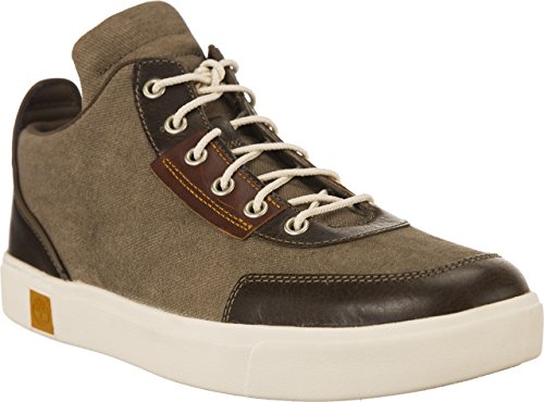 Timberland Men's Amherst Chukka Fashion Sneaker, Canteen Cotton Canvas, 10 M US