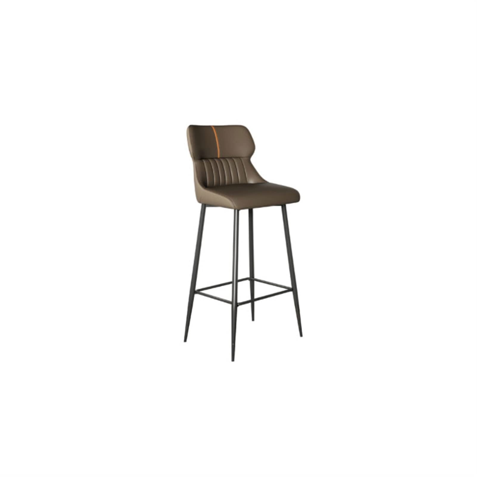 Tabouret de bar moderne en métal épaissi pour cuisine et comptoir de restaurant