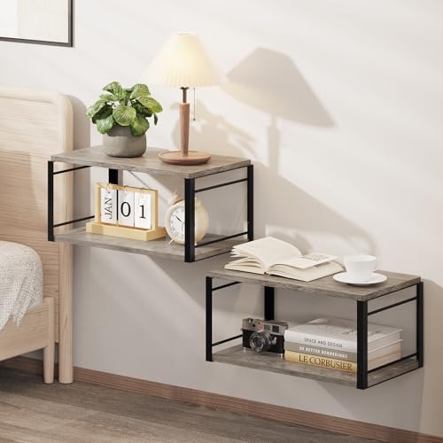 NANAGIFTREE Vintage Gray Shelf