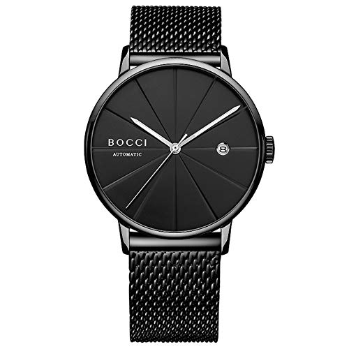 Image of Automatic Watch for Men, Japanese Automatic Mechanical Movement, Sapphire Crystal, Date Display, 50M Water Resistant, 40mm Minimalist Dress Watch