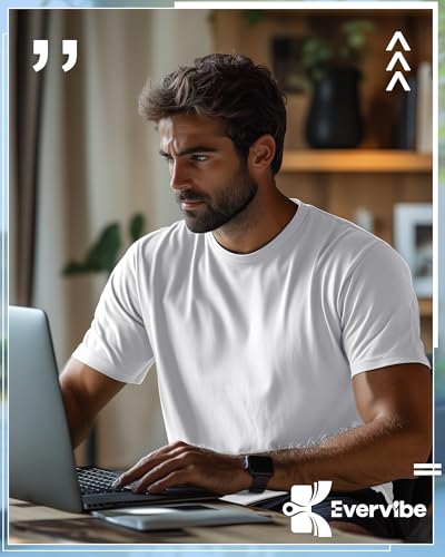 10 Pack Men's Big and Tall Shirt Short Sleeve Cotton Tee Loose Fit Top2