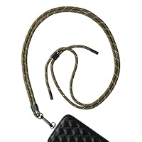 Longe Pour Téléphone Avec Double Crochet - Sangle Réglable 160 Cm - Nylon Et Spandex - Pour Coque, Sac, Appareil Photo