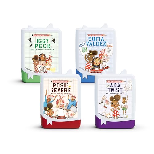 Tonies The Questioneers Lot de 4 livres audio figurines éducatives Toniebox