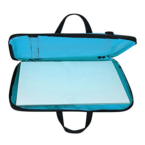 Image of haozaikeji A3 Artist Portfolio Carry Case Bag Portable Waterproof Canvas Shoulder Bag Painting Pad Backpack for Sketching Painting Art Supplies with Shoulder Straps & Carry Handle