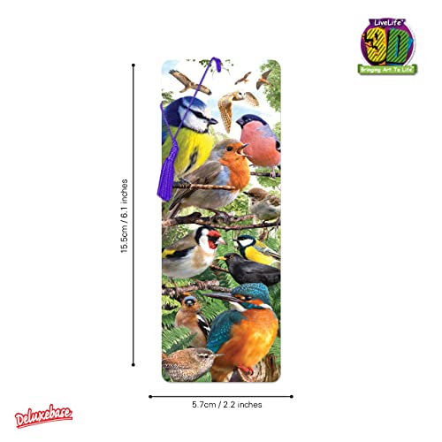 3D Livelife Bookmark - Nature's Home From Deluxebase. A Bird Book Marker With Lenticular 3D Artwork Licensed From Renowned Artist David Penfound #TOP2
