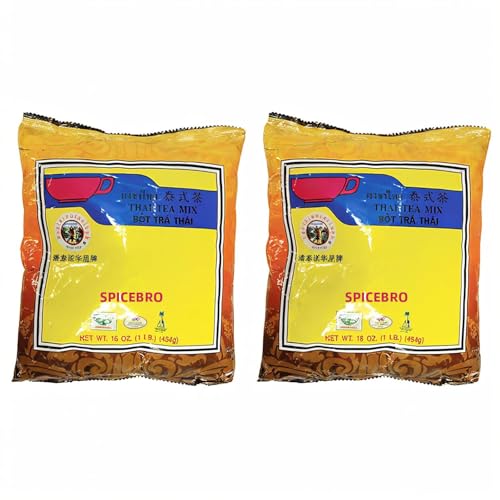 Thai Iced Tea Mix, Traditional Restaurant Style, 16 oz. (Pack