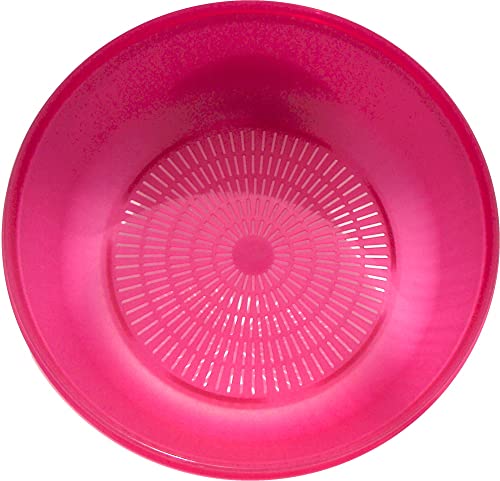 Tupperware Crystalwave 4 Qt Microwave Bowl Fuchsia Pink With Colander Steamer #TOP2