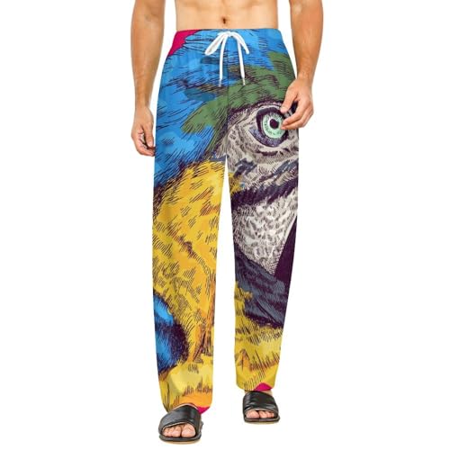 Bas de pyjama femme long perroquet vêtement de nuit confort taille S