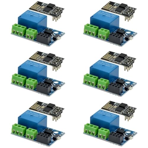 Enchufe inteligente ESP8266 con adaptador de relé ESP-01S para automatización Arduino