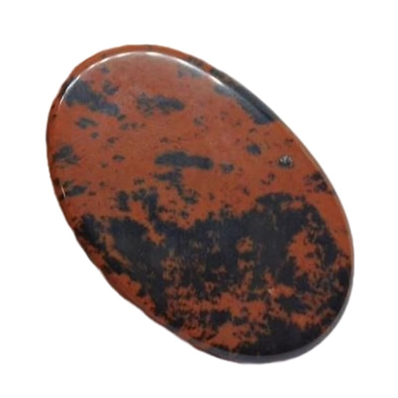 Jaspe rouge naturel cabochon ovale 40x26mm pour création de bijoux DIY