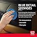 Griot's Garage Blue Detail Sponges for Car Detailing and Polishing, Foam Applicators for Waxes, Tire Dressings, Cleaners, Coatings, and Conditioners, 11205, Set of 2