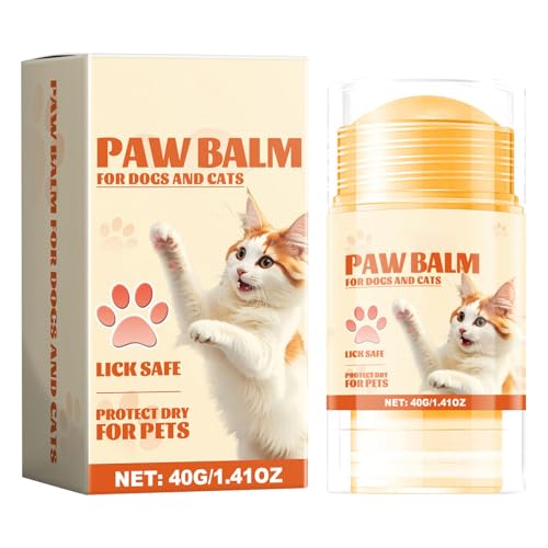 Qikam Bálsamo para Patas y Nariz para Perros,Bálsamo para Patas de Perros,Bálsamo para Patas de Perro, Crema para Patas | Protector de Patas de Perro humectante con Almohadilla para la Nariz, bálsamo