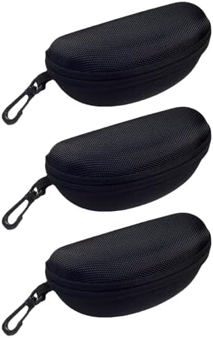 4 Pezzi Custodie Occhiali Rigide In Lino - Astucci Protettivi Per Occhiali Da Sole E Da Vista, Uomo E Donna - Foto 3