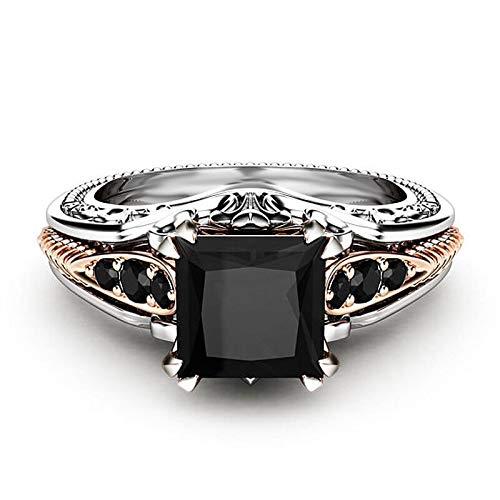 Gixaxak Vintage Black Onyx Ring - 925 Silver with Marcasite