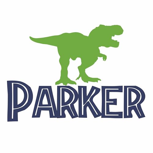 Dinosaur Name Wall Decal - Custom Name Dinosaur Decal - Boys Name Decal - Boys Room Decal - Personalized Name Dinosaur Wall Decal Nursery Decal