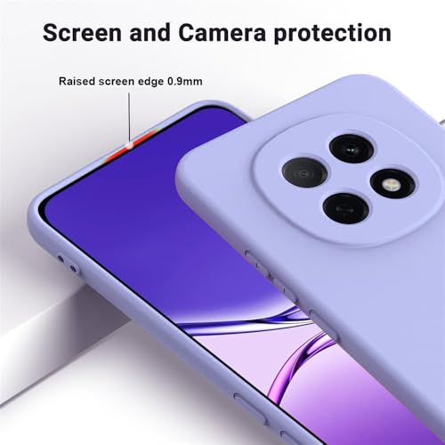 Image of Back Cover for Oppo F29 5G / F29 Pro 5G | Full Camera Protection | Premium Liquid Silicon Case | Flexible Bumper Case for Oppo F29 5G / F29 Pro 5G (Purple)