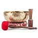 Large Tibetan Singing Bowl Set - Hand Carved 12