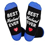 Ideia de presente de Natal para o melhor marido de todos os tempos, meias divertidas para o dia dos pais, aniversário, dia dos namorados, Best Husband, G