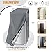 Safipotts Refrigerator Cover, Waterproof & Dustproof Cover for Protecting Upright Freezers-Suitable for Cold Rooms,Grey (23