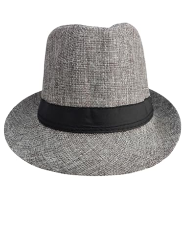 Image of BookMyCostume Grey Western Cowboy & Ballroom Style| Fancy Dress Accessory for Dance, Stage Shows & Theme Parties For Adults