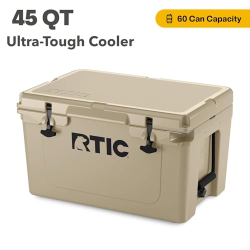 RTIC Ultra-Tough Cooler Hard Insulated Portable Ice Chest Box for Beach, Drink, Beverage, Camping, Picnic, Fishing, Boat, Barbecue - Image 3