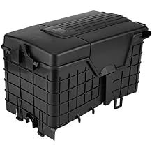 Car Battery Cover Dust Protection Box, Battery Dust Cover, Replacement OE Numbers 1KD915335, 1KD915336 and 1KD915443 Are Included for Your Convenience