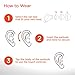 HyperGear Wireless Sleep Earbuds for Side Sleepers - Mini True Black Sleeping Earbuds, Sleeping Headphones for Side Sleepers, Mini Wireless Bluetooth Headphones, Sleep Buds Noise Cancelling Earphones