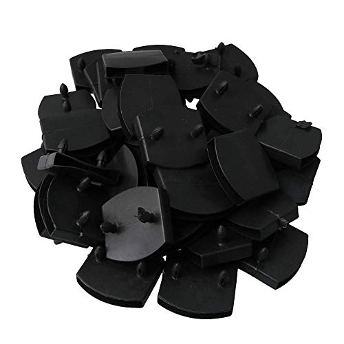 Yibuy Pack Of 50 Plastic Double Centre Bed Slat Caps Holders Replacement Part 50Mm #TOP6