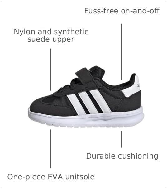 Image of adidas Originals Kids' Run 70s 2.0 Elastic Lace Shoes